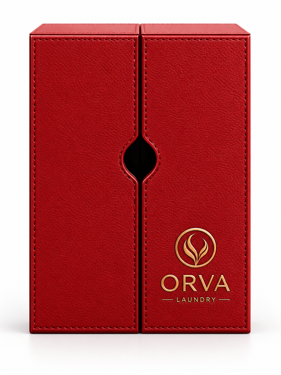 ORVA laundry box in red for cruise ship cabins
